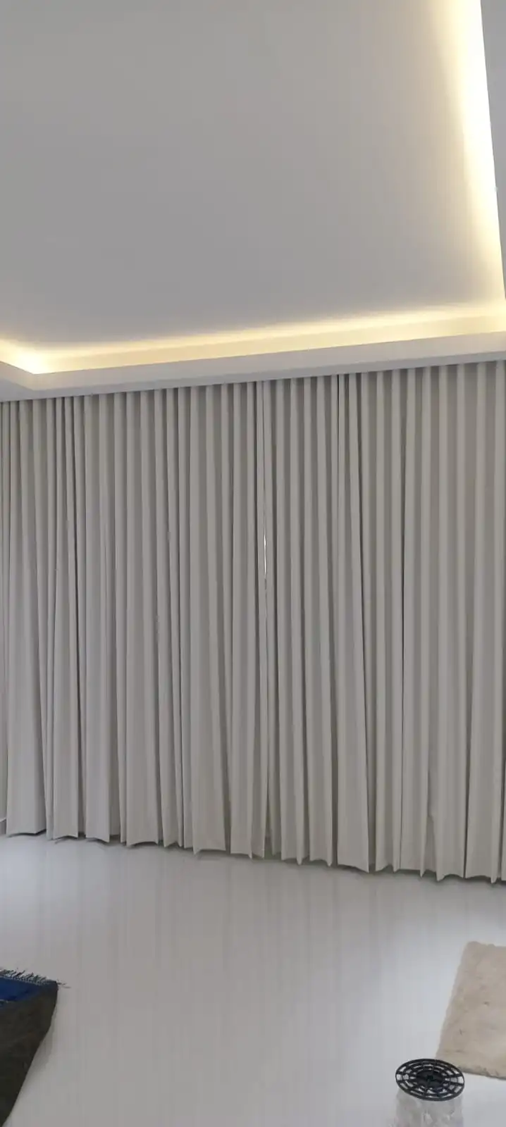 Curtains in downtown